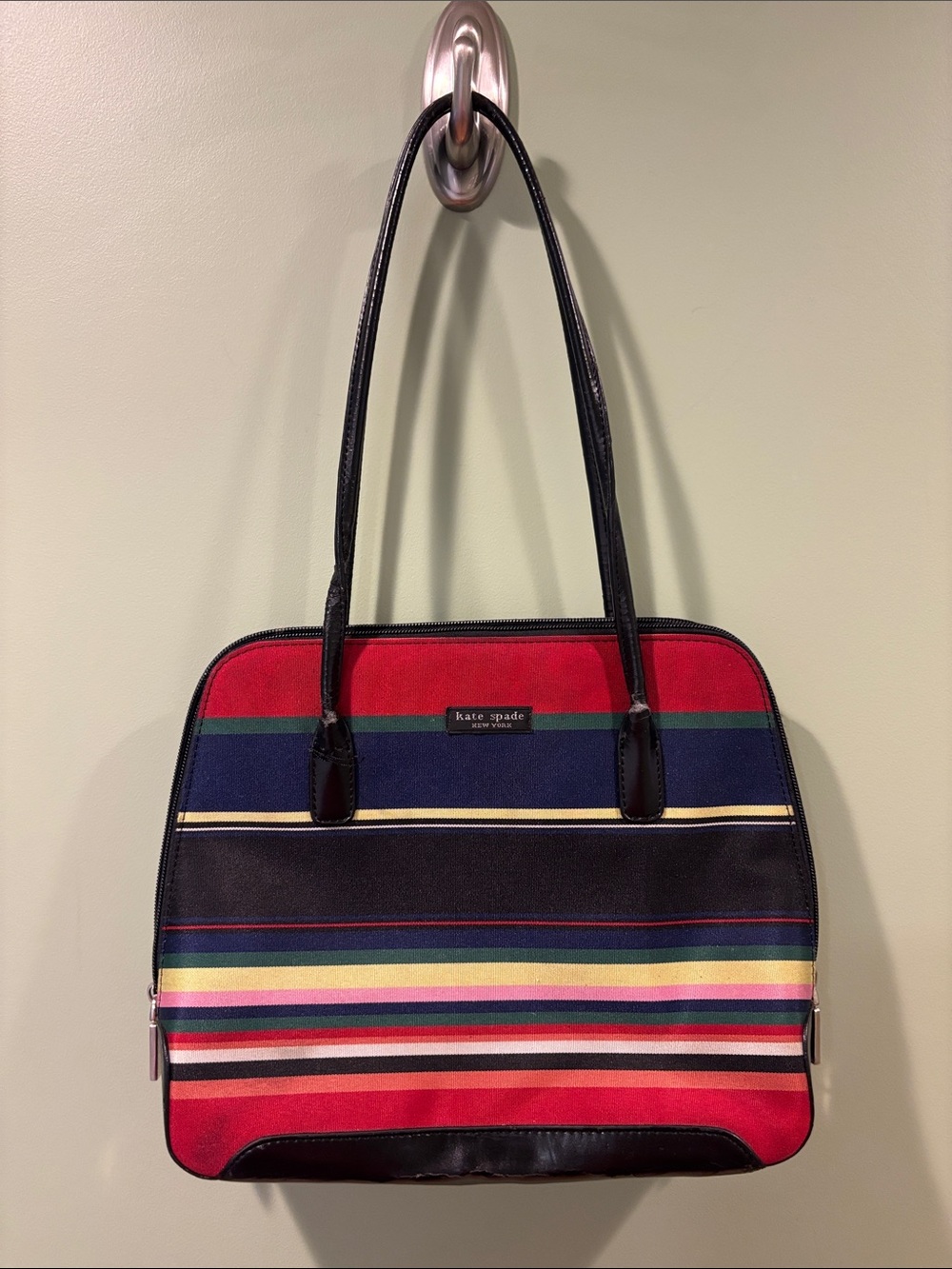 Kate’s Spade Multicolor Striped Shoulder Bag - Vintage Y2K